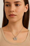 Flutter Charm Butterfly Pendant Necklace