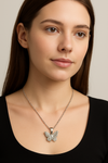 Flutter Charm Butterfly Pendant Necklace