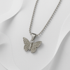 Flutter Charm Butterfly Pendant Necklace