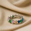 Prism Love Rainbow Eternity Ring